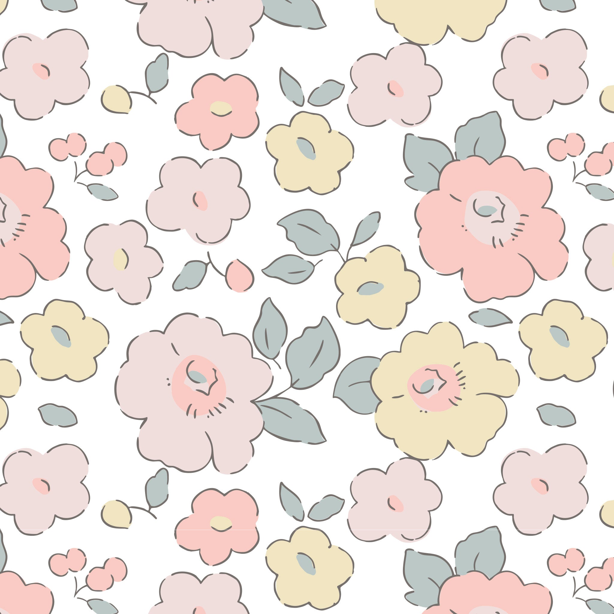 Baby Seat - Into the Garden Ditsy Floral