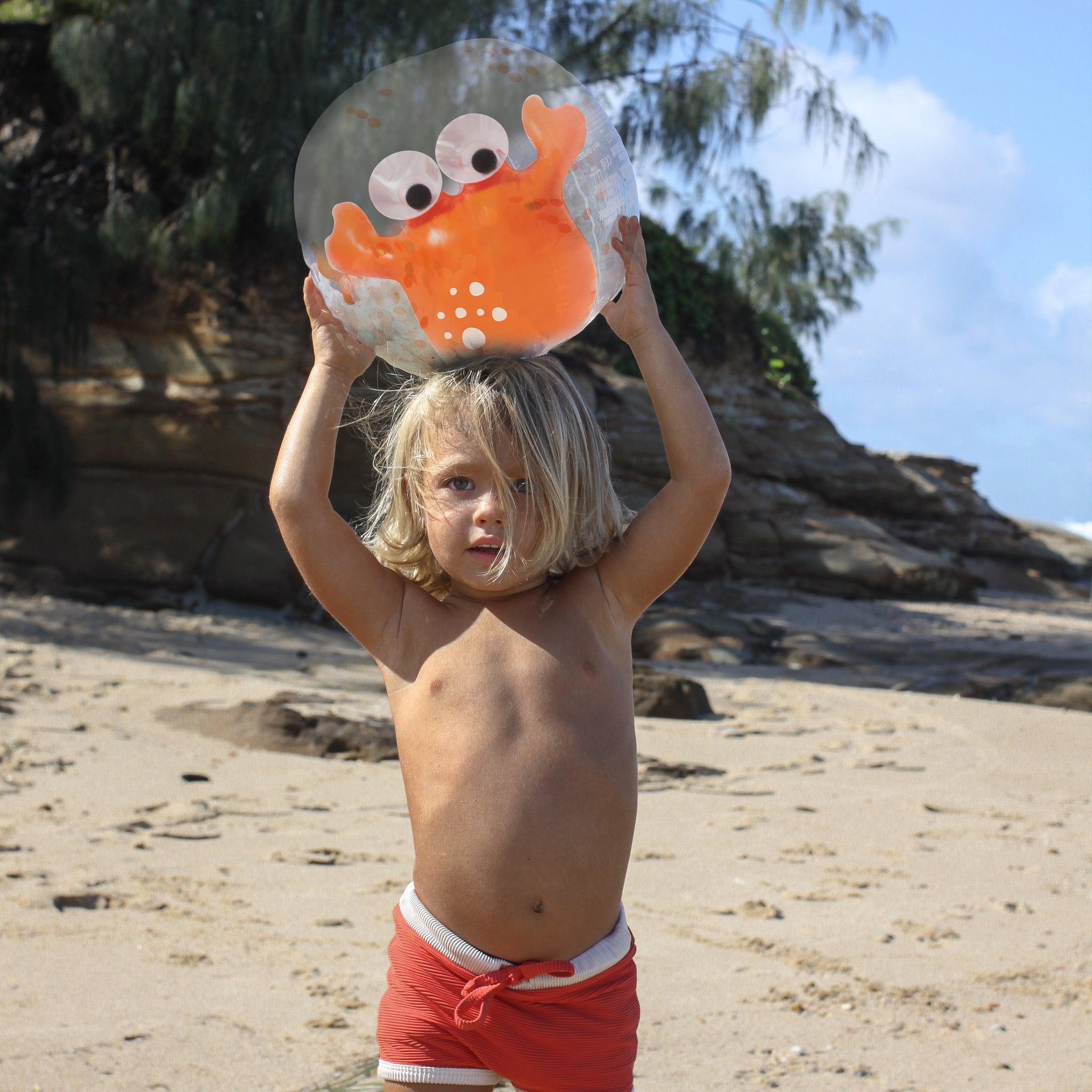 3D Inflatable Beach Ball | Sonny the Sea Creature