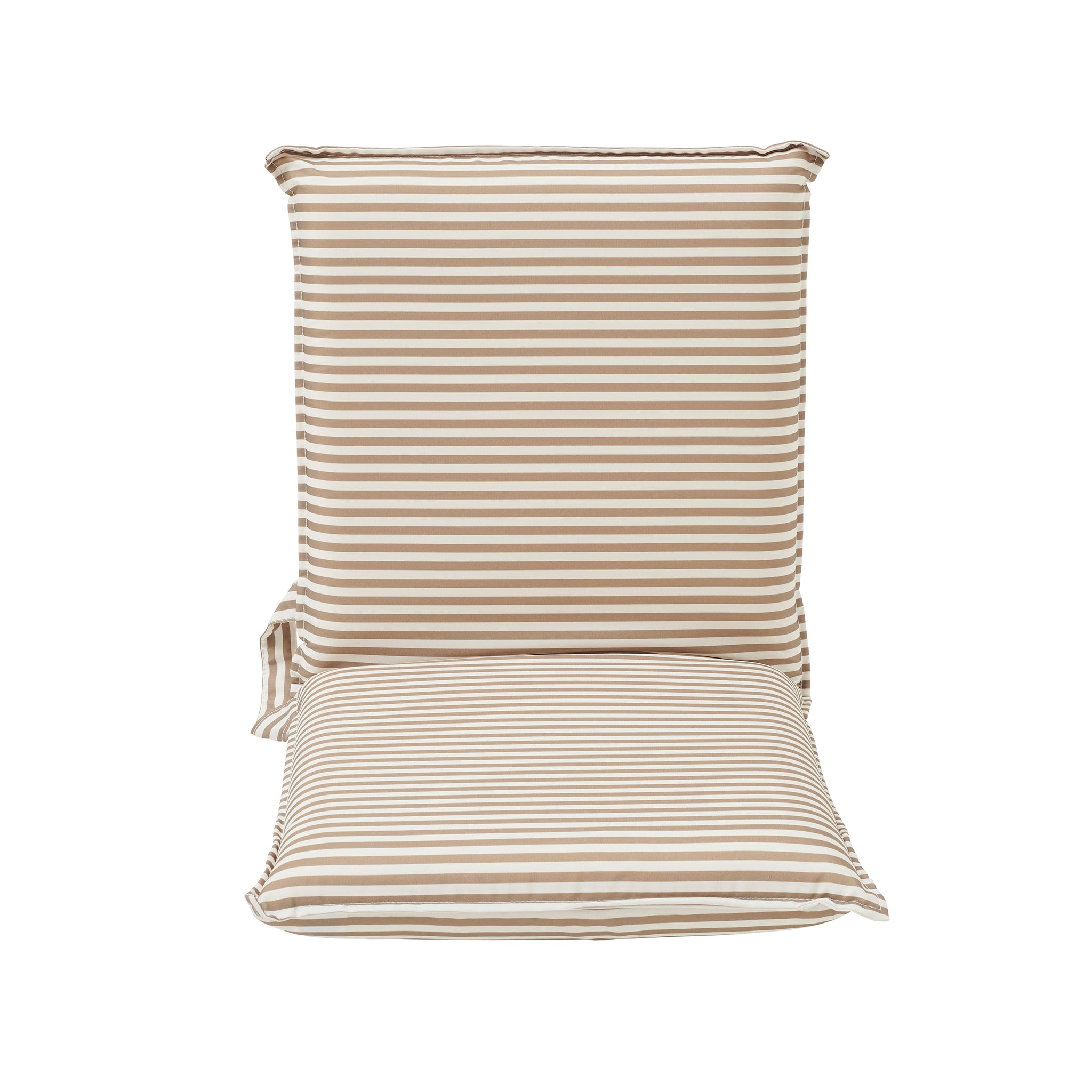Folding Seat - The Vacay Khaki Stripe