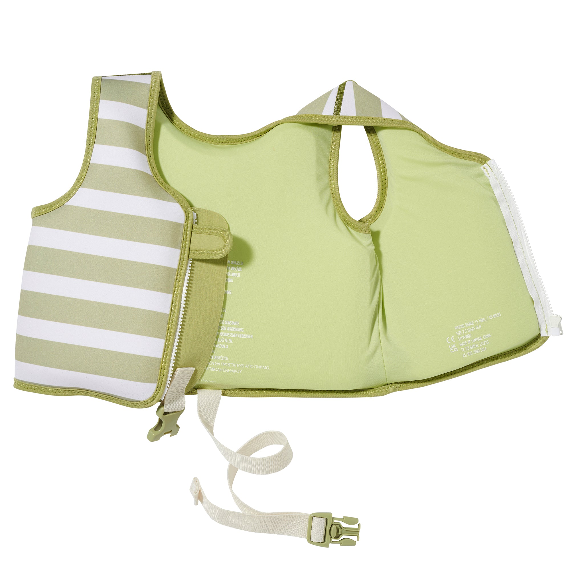Kids Swim Vest 2-3 - Into the Wild Khaki