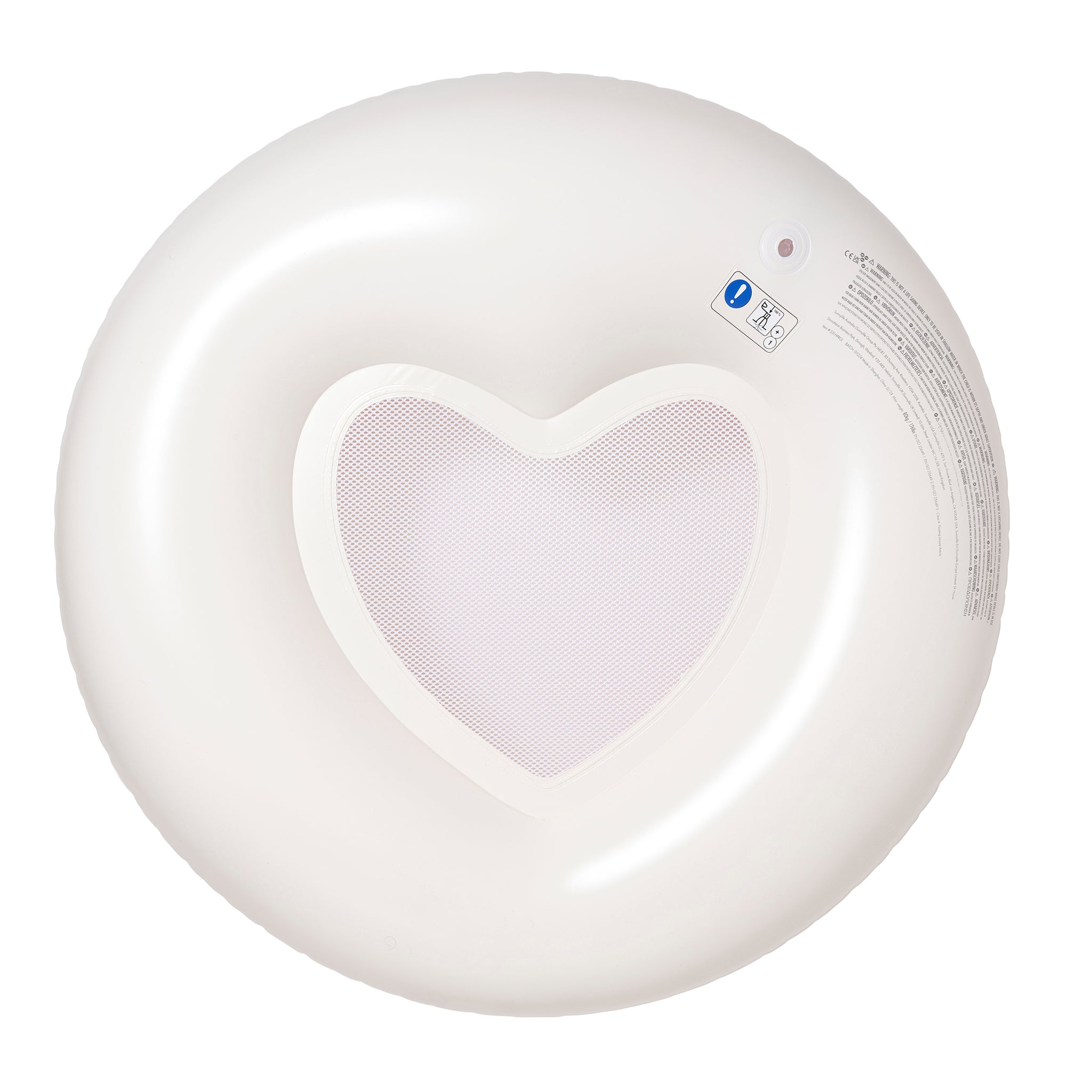 Luxe Pool Ring | Stole My Heart Pink Stripe