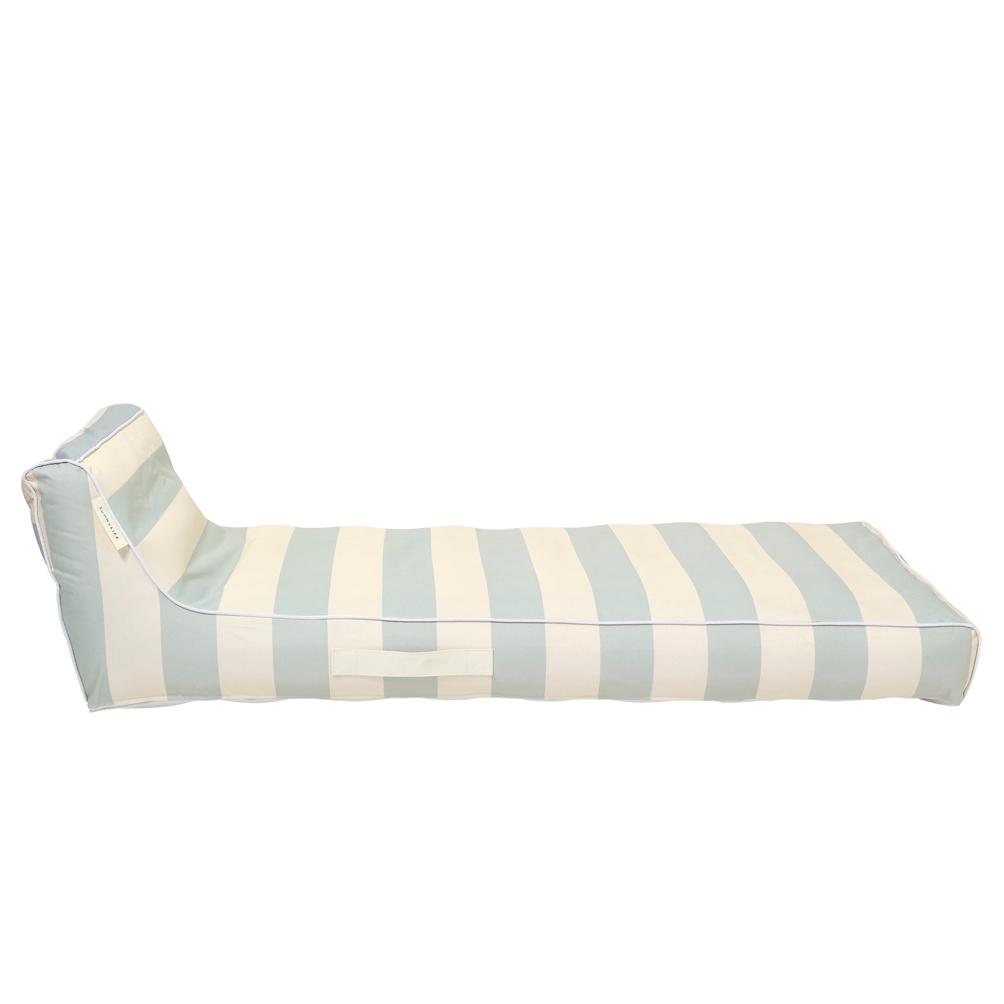 Luxe Lie-On Lounger | Lazy Days Blue Stripe