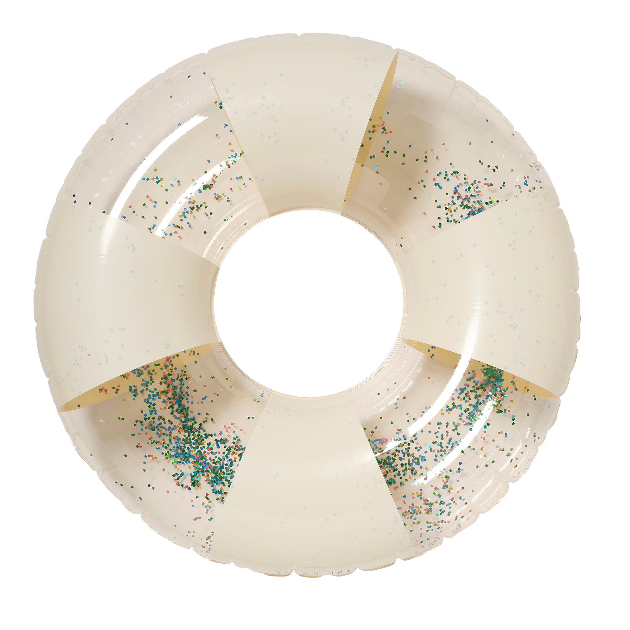 Tube Pool Ring - Cotton Candy Stripe