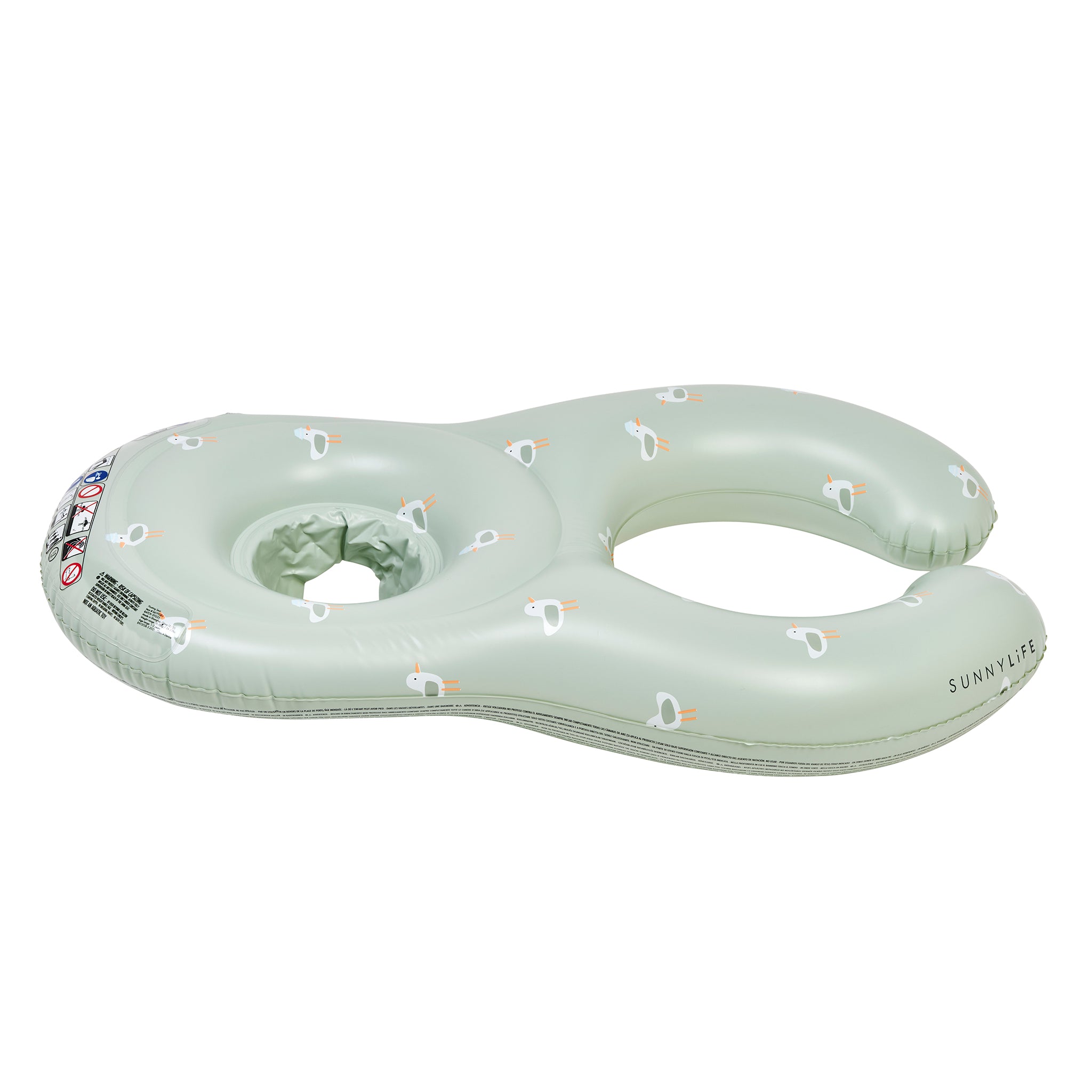 Float Together Baby Seat - Sammy the Seagull Green