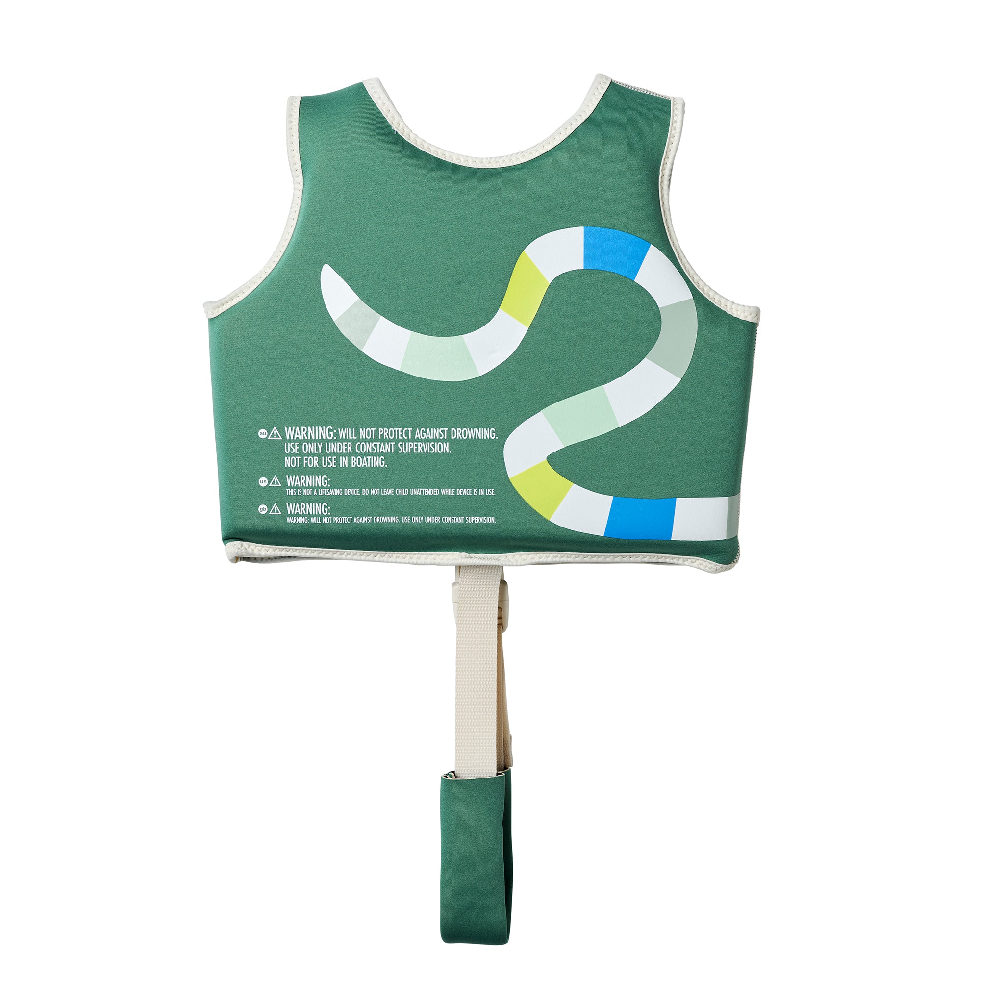 Kids Swim Vest 2-3 - Into the Jungle Green