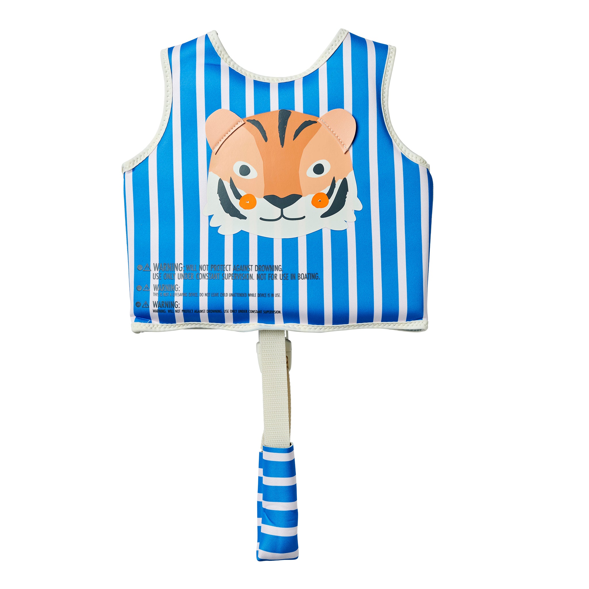 Kids Swim Vest 1-2 - Tino the Tiger Blue