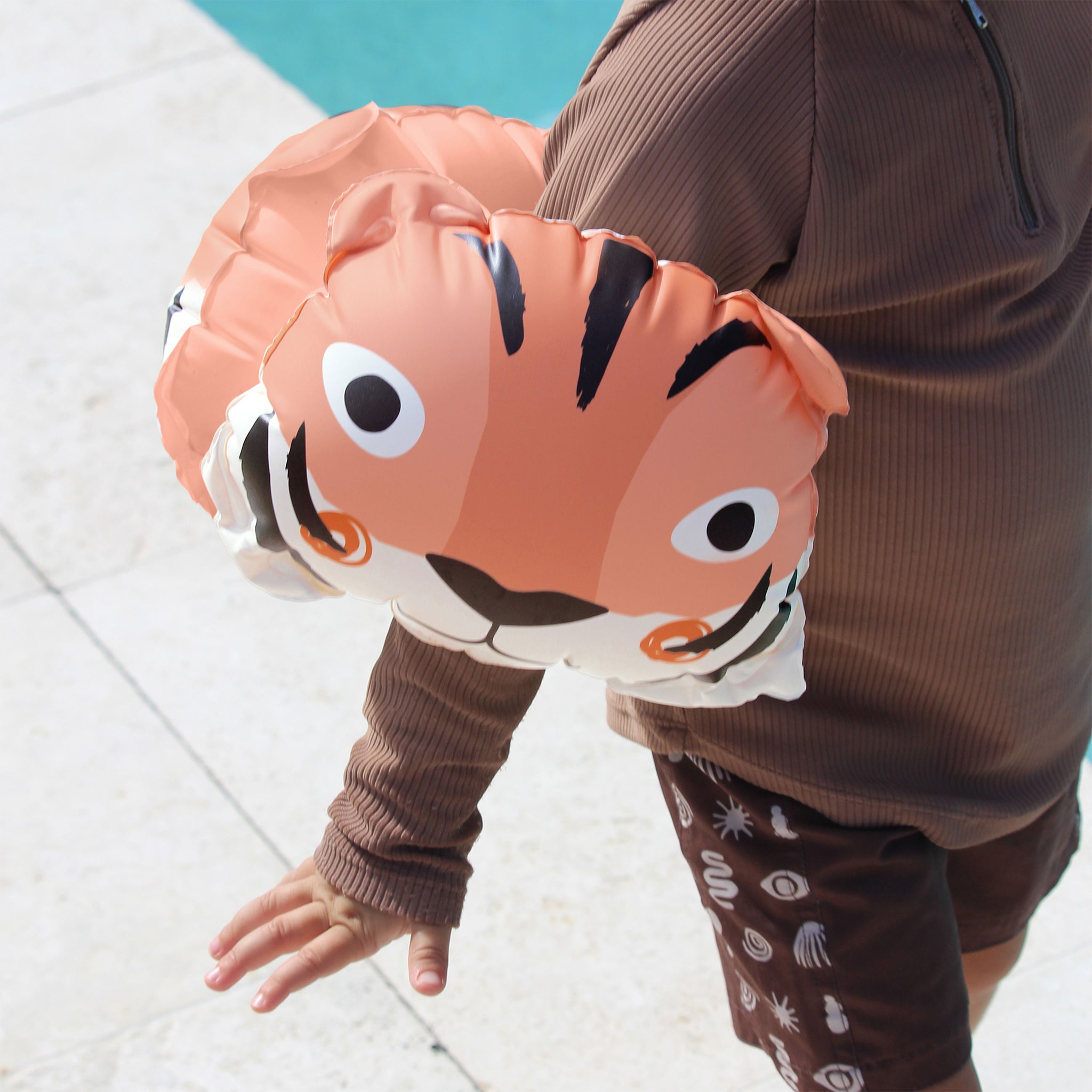 Inflatable Arm Band - Tino the Tiger Clay