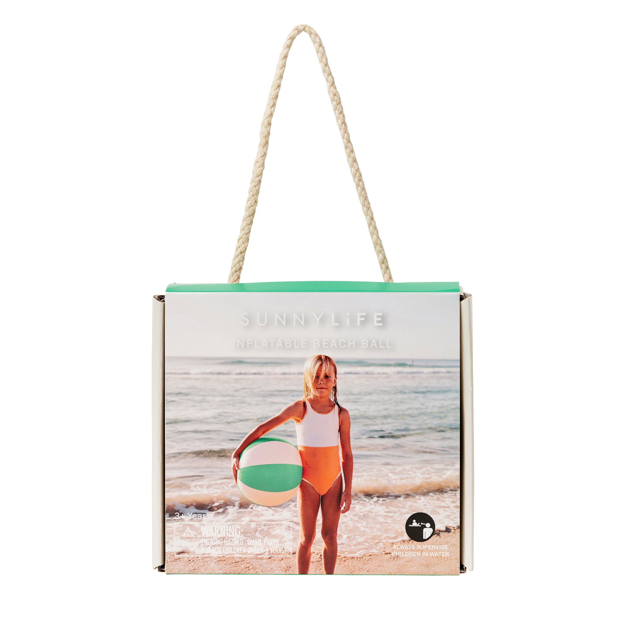 Inflatable Beach Ball - Pool Party Neon Green