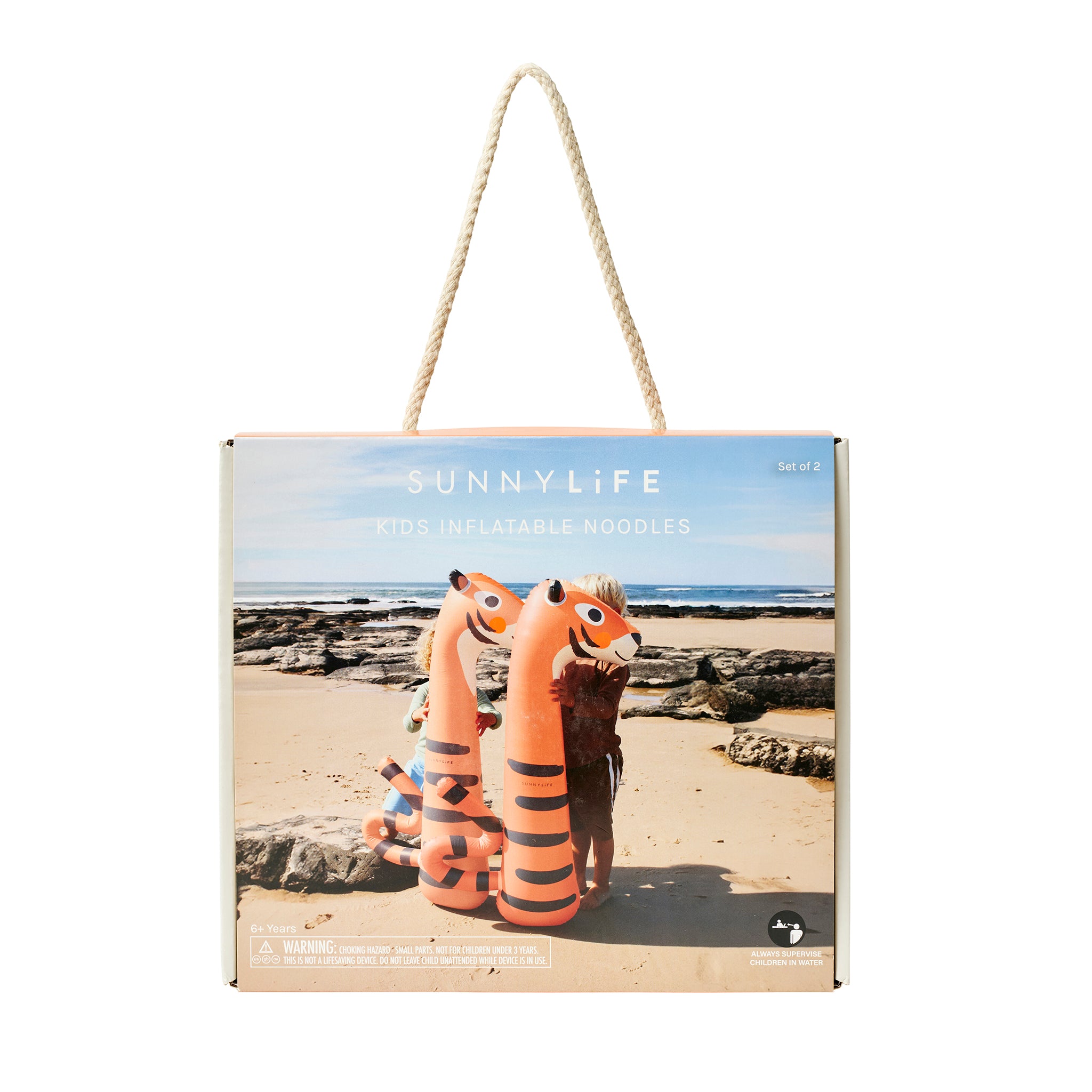 Kids Inflatable Noodle - Tino the Tiger Clay Set of 2