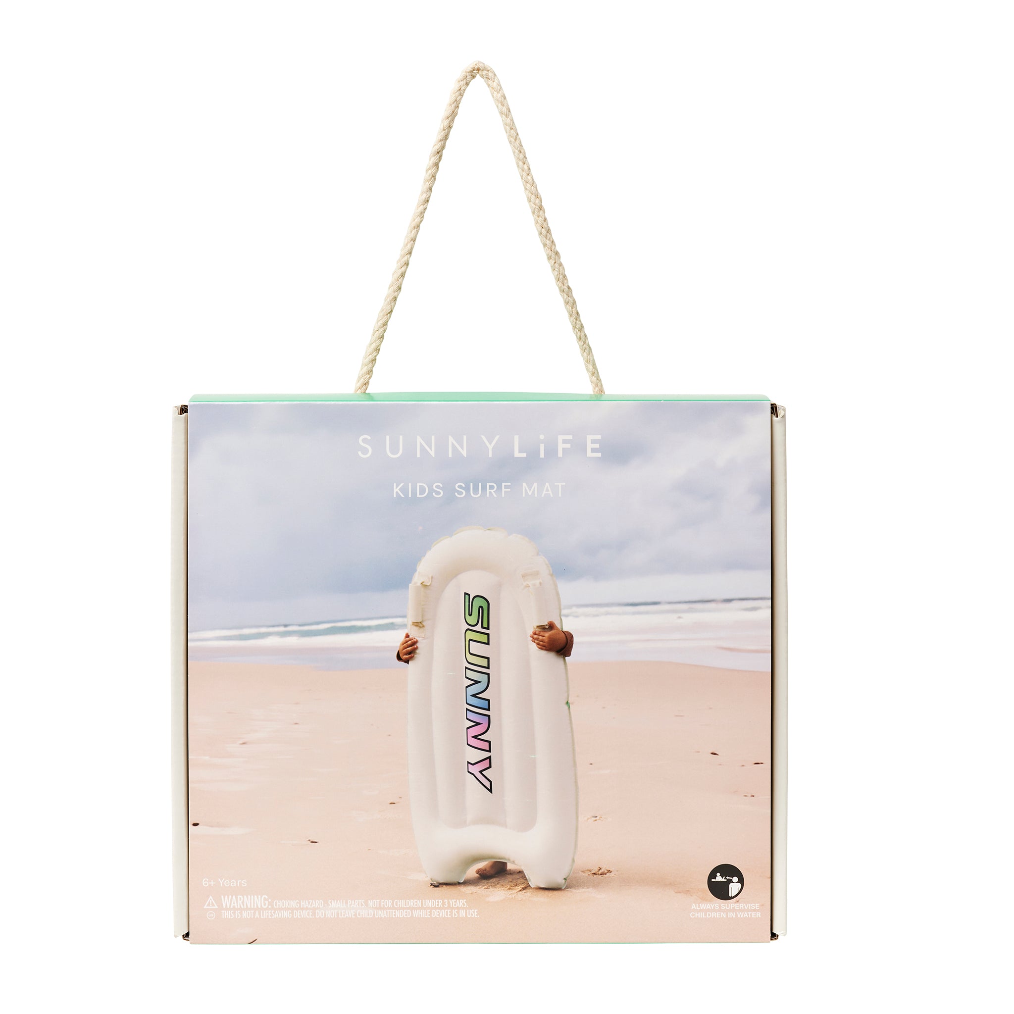 Kids Surf Mat - Zest Cream and Yellow