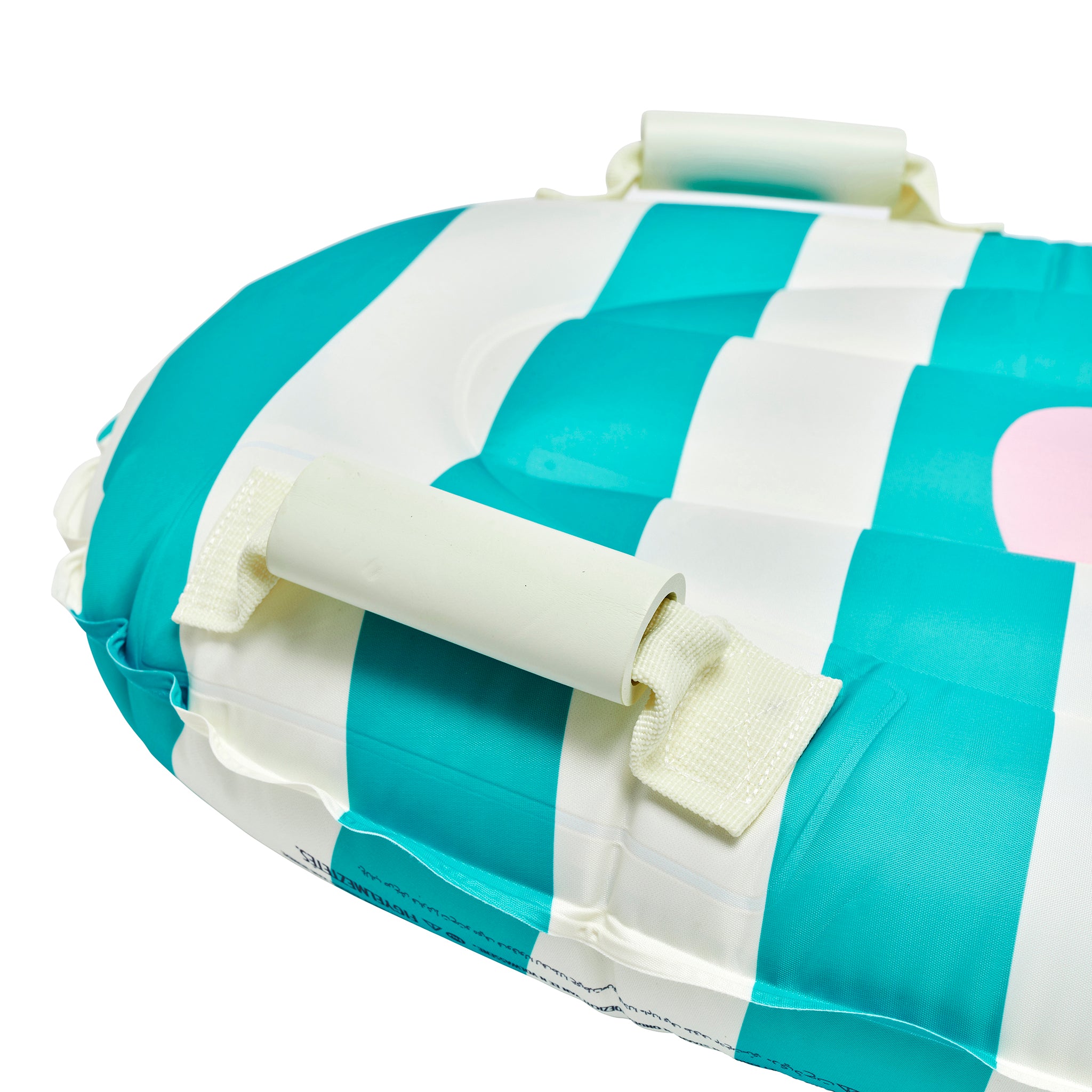 Kids Surf Mat - Poppy the Peach Green Stripe