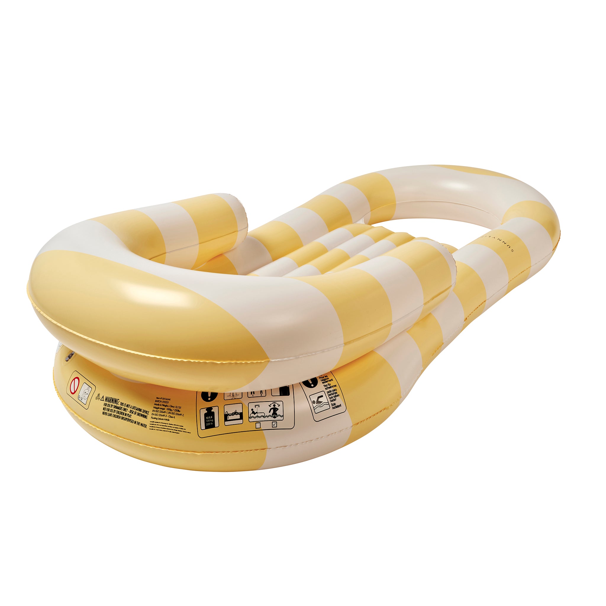 Laze & Lounge Float - La Mer Limon Stripe