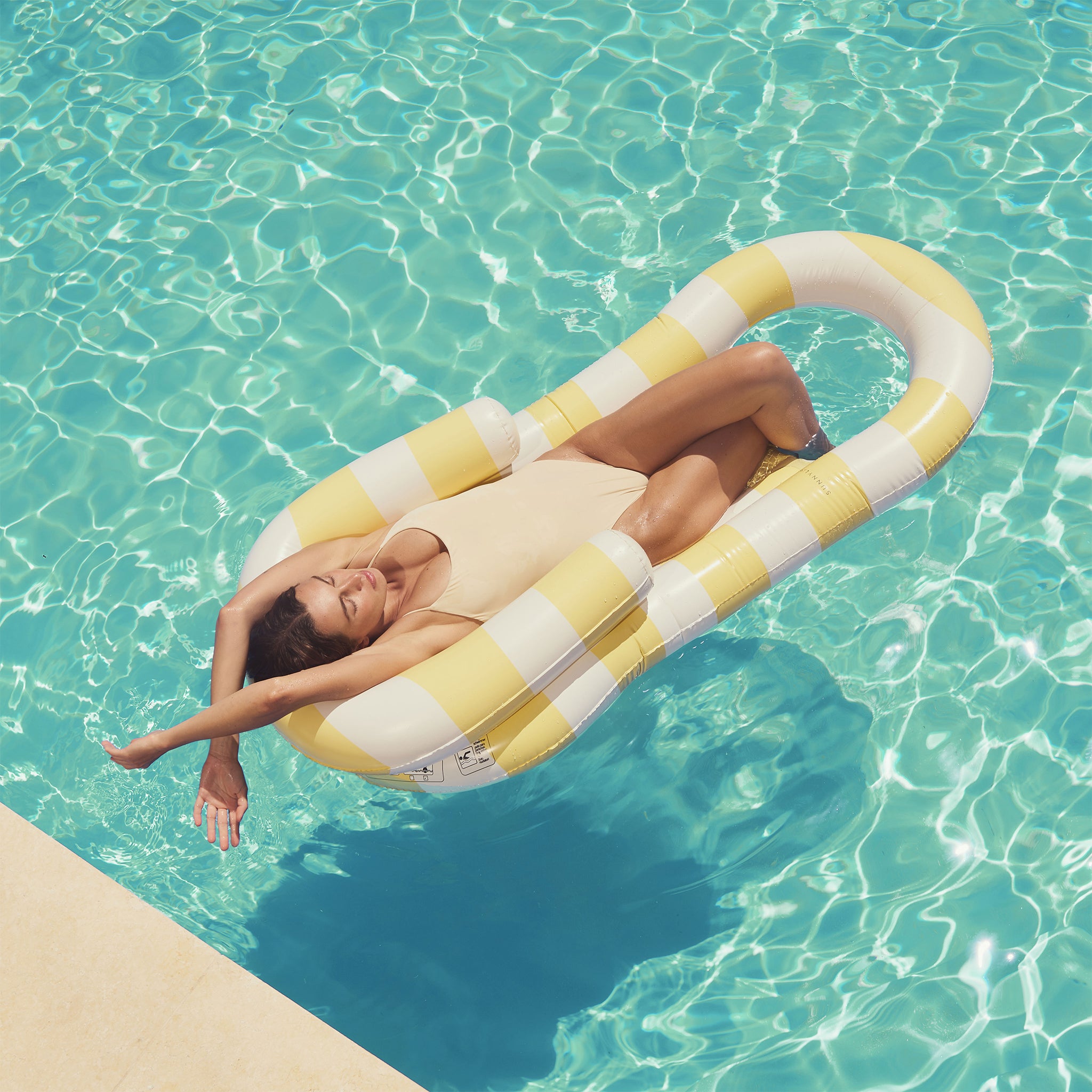 Laze & Lounge Float - La Mer Limon Stripe