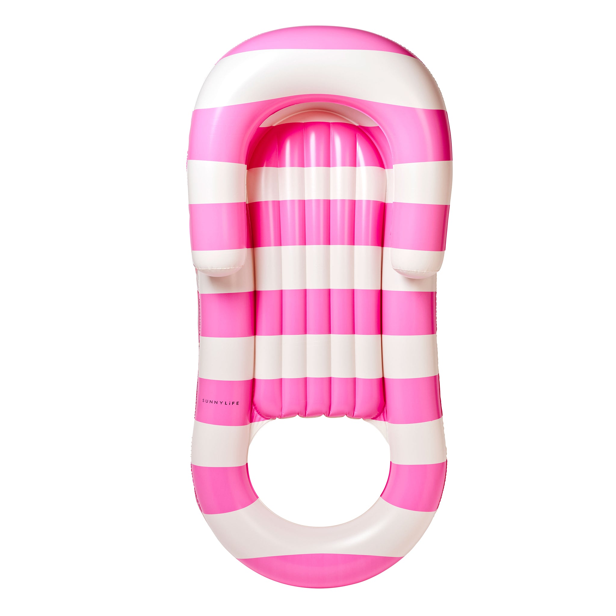 Laze & Lounge Float - Pool Party Magenta Stripe