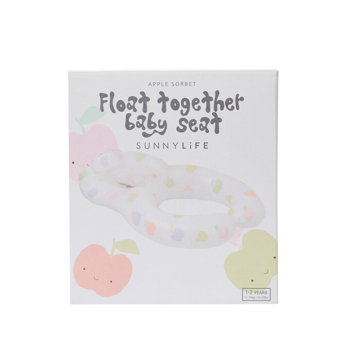 Float Together Baby Seat - Apple Sorbet - SUNNYLiFE UK