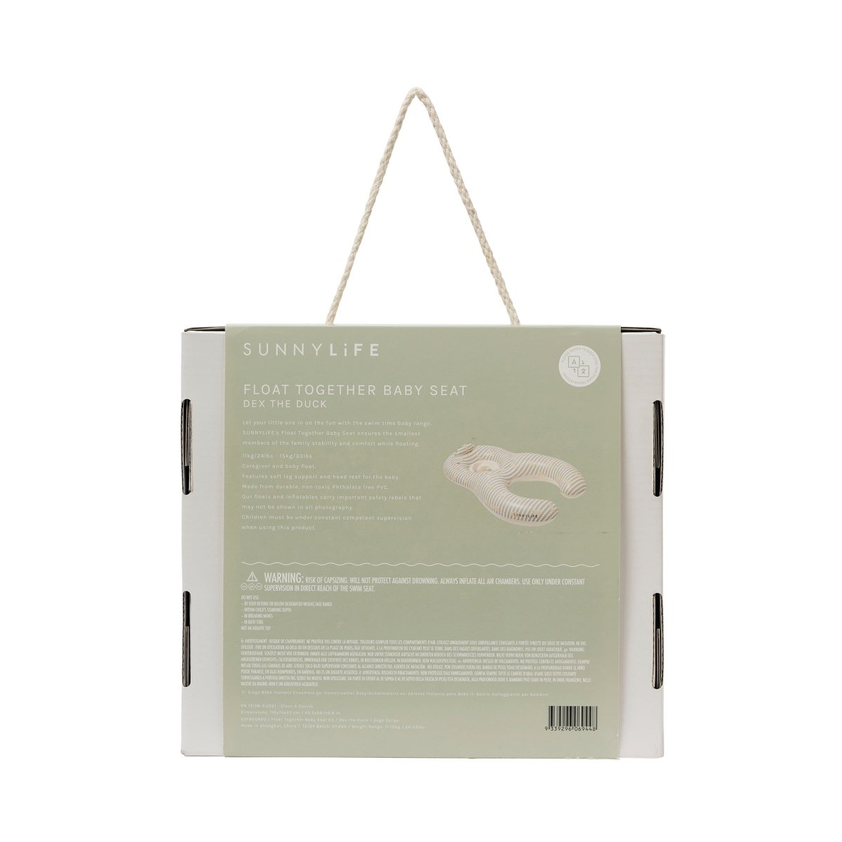 Float Together Baby Seat - Dex the Duck - SUNNYLiFE UK