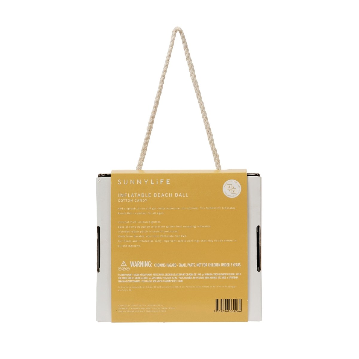 Inflatable Beach Ball - Cotton Candy - SUNNYLiFE UK