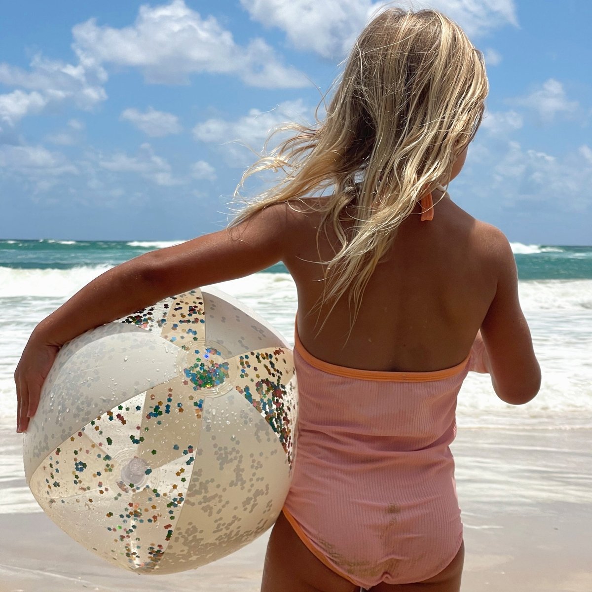 Inflatable Beach Ball - Cotton Candy - SUNNYLiFE UK