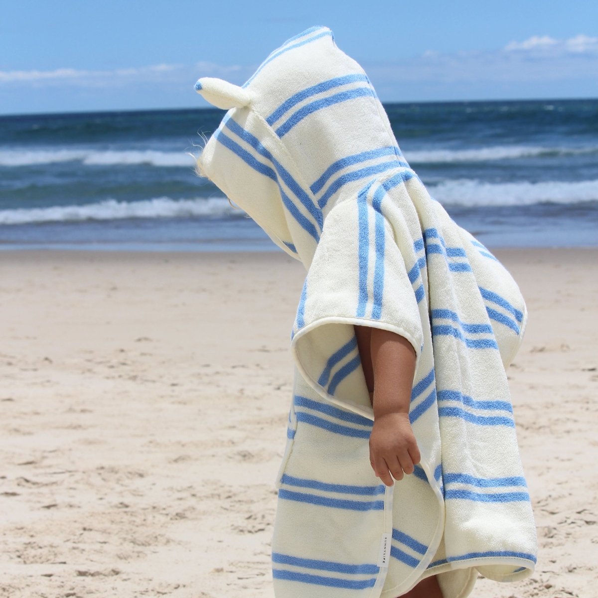 Kids Character Hooded Towel - Sammy the Seagull - SUNNYLiFE UK
