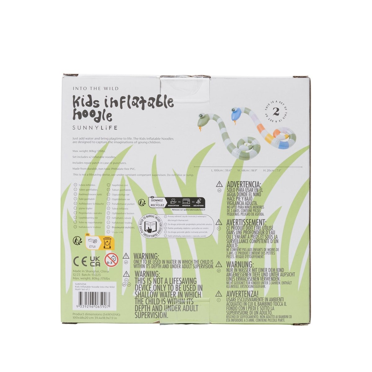 Kids Inflatable Noodle - Into the Wild - SUNNYLiFE UK