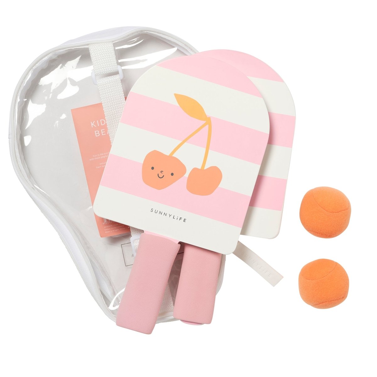 Kids Velcro Beach Bats - Cotton Candy - SUNNYLiFE UK