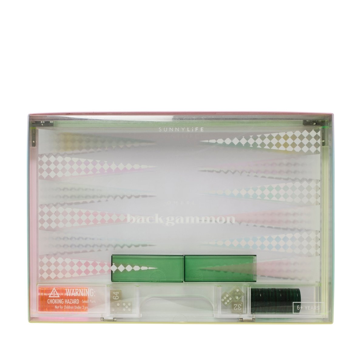 Lucite Backgammon - Ombre - SUNNYLiFE UK
