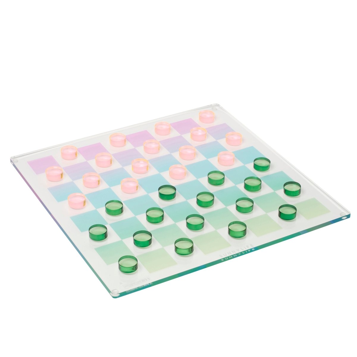 Lucite Chess & Checkers - Ombre - SUNNYLiFE UK