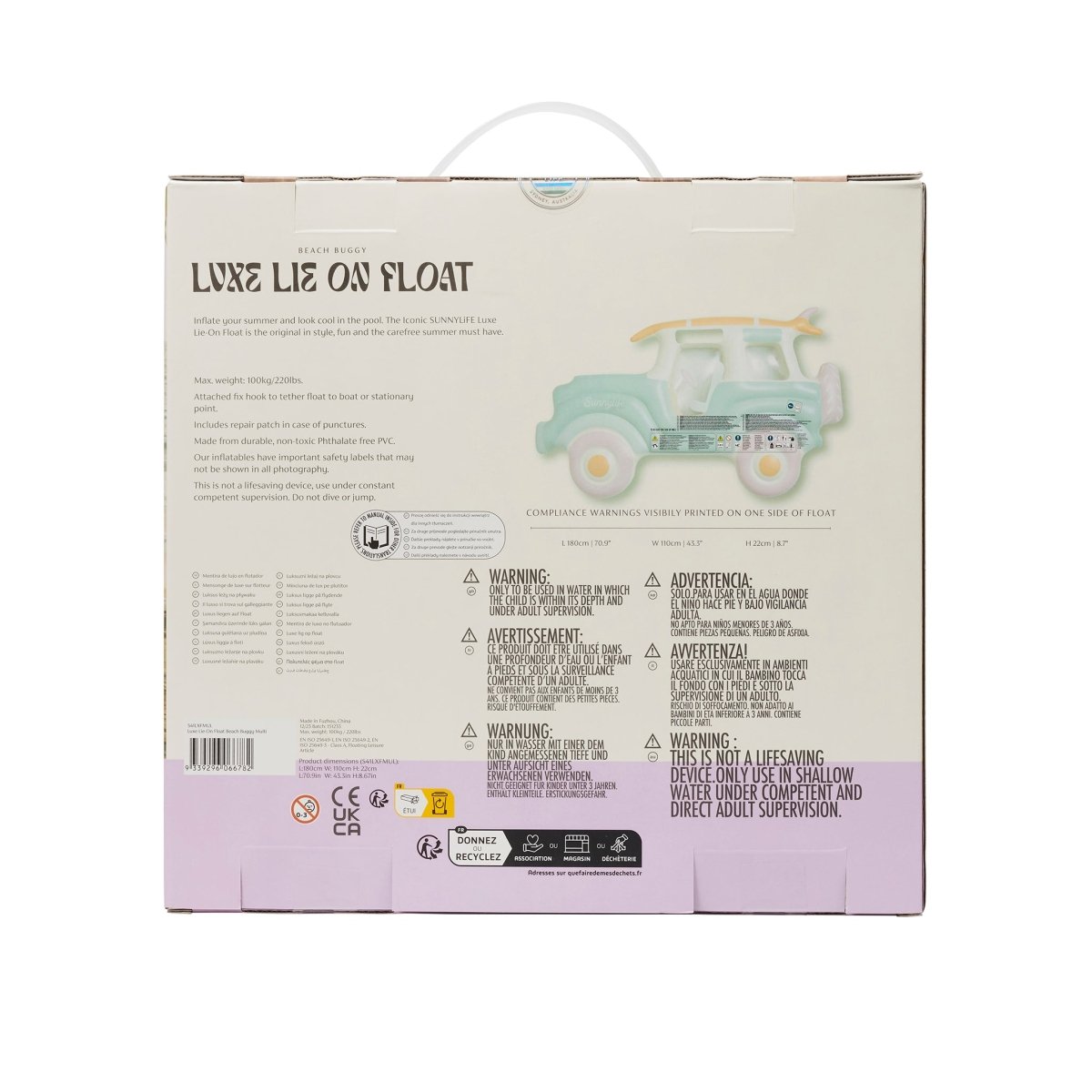 Luxe Lie - On Float - Beach Buggy - SUNNYLiFE UK