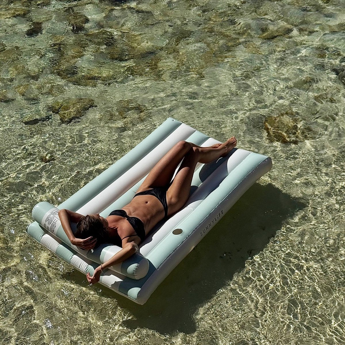 Luxe Lilo - Green - SUNNYLiFE UK