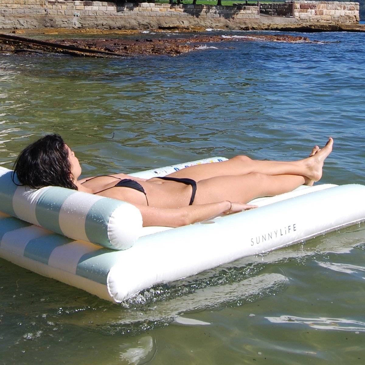 Luxe Lilo - Green - SUNNYLiFE UK