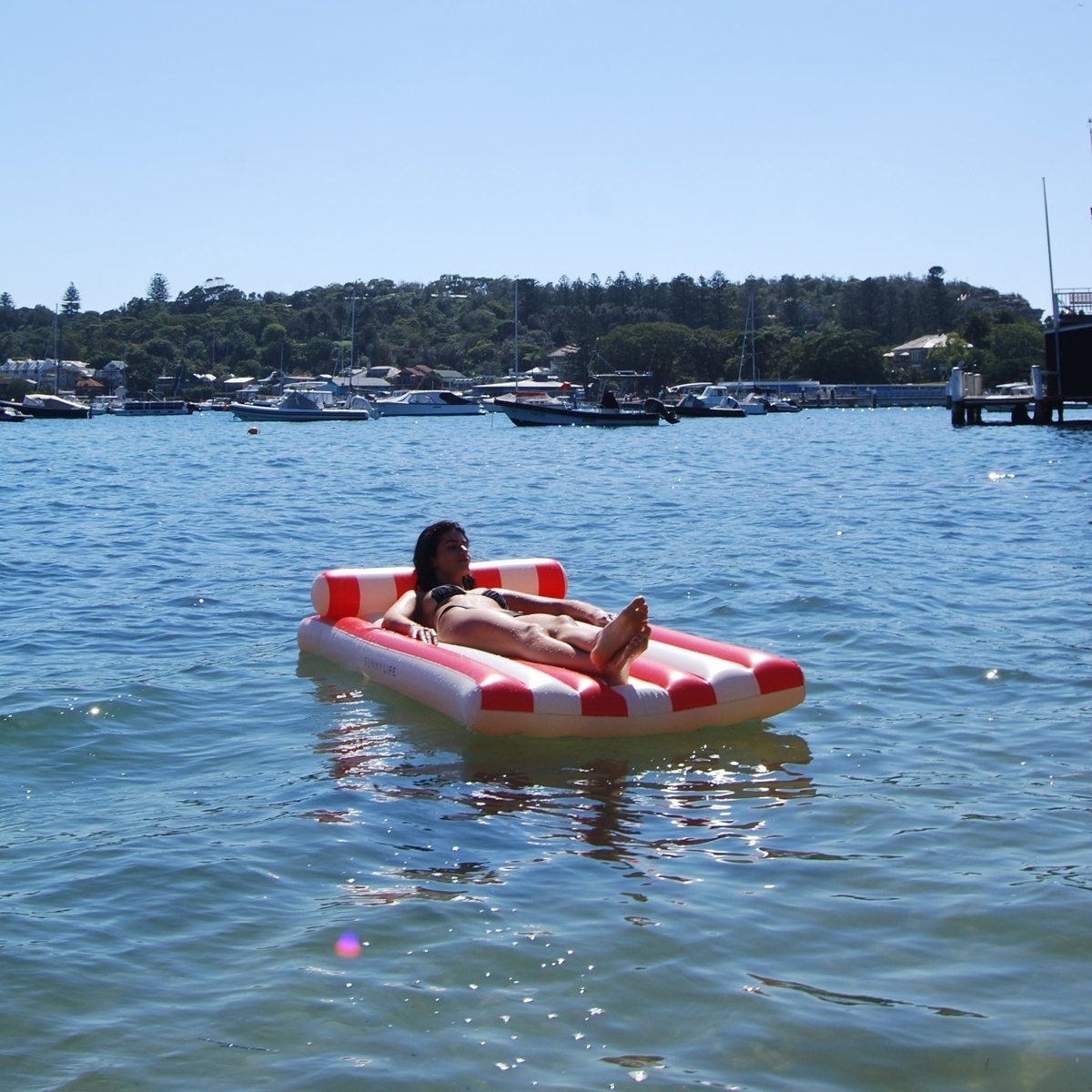 Luxe Lilo - Red - SUNNYLiFE UK