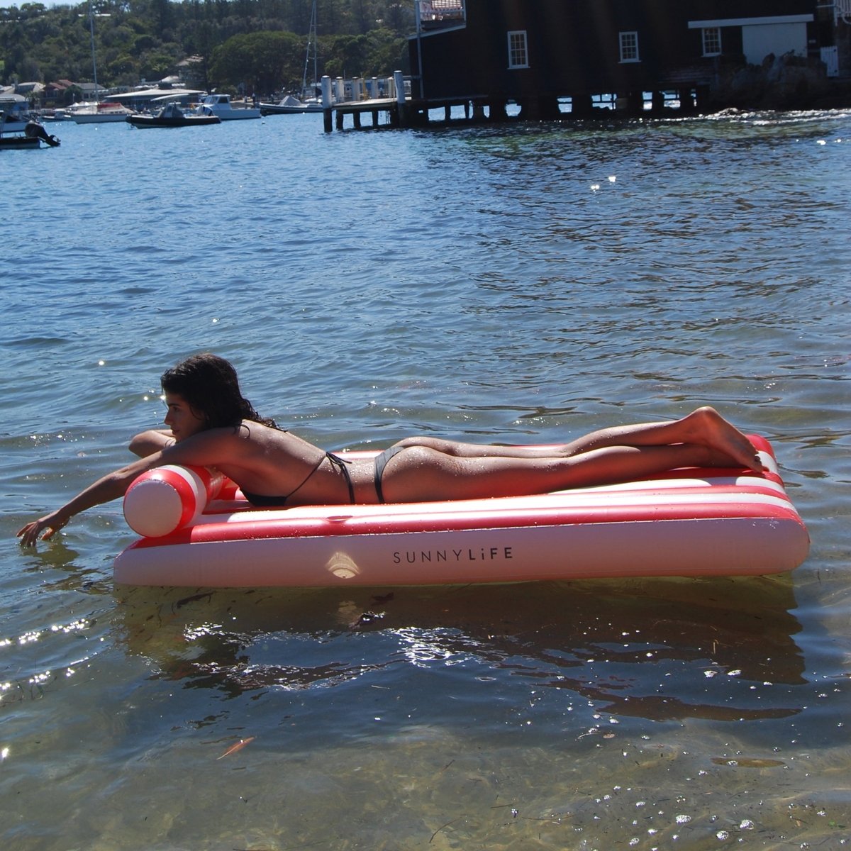 Luxe Lilo - Red - SUNNYLiFE UK