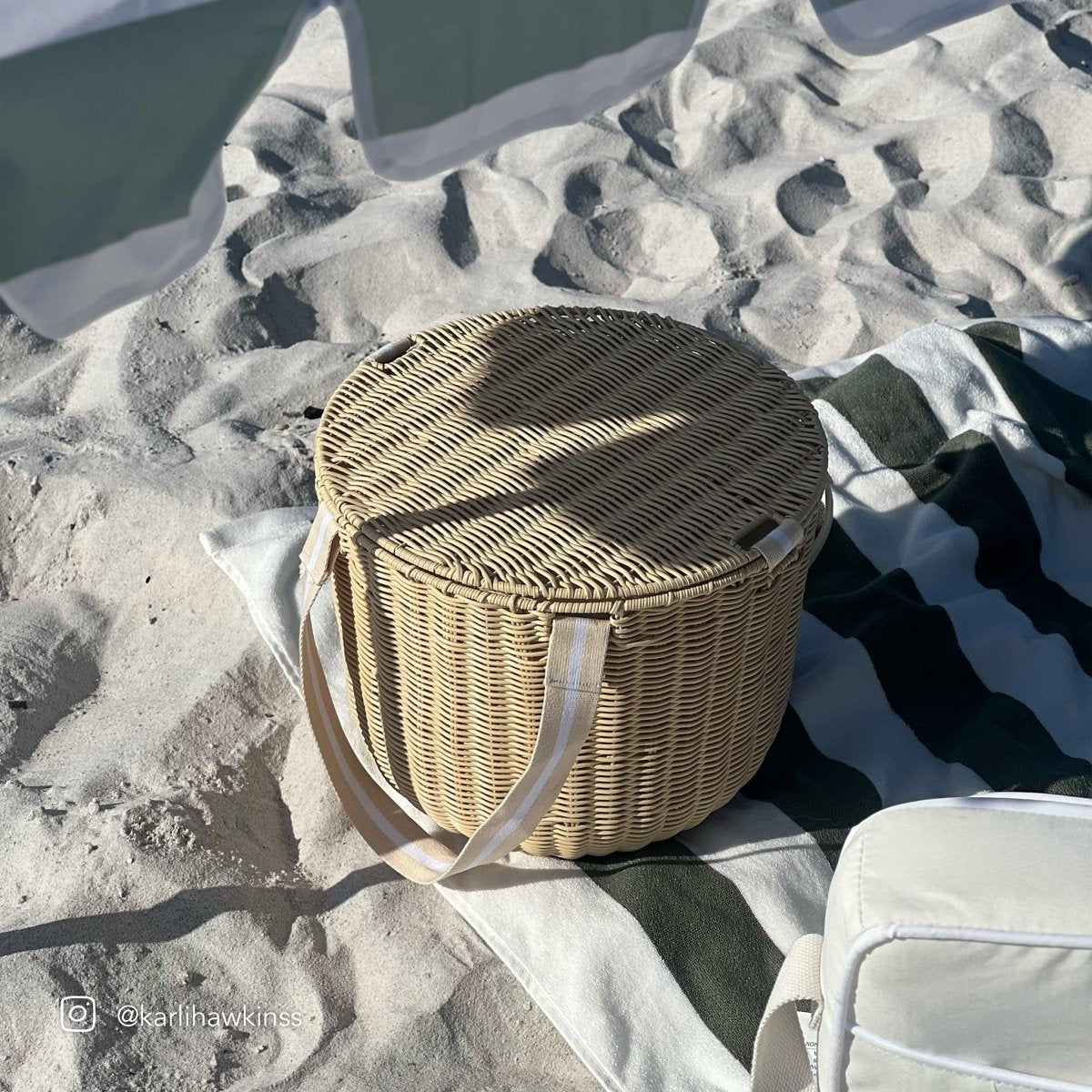 Round Picnic Cooler Basket - SUNNYLiFE UK