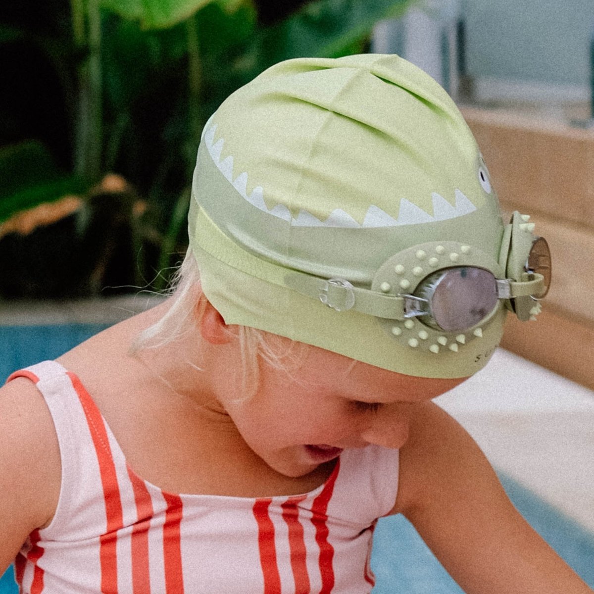 Kids Swimming Cap - Cookie the Croc - SUNNYLiFE UK