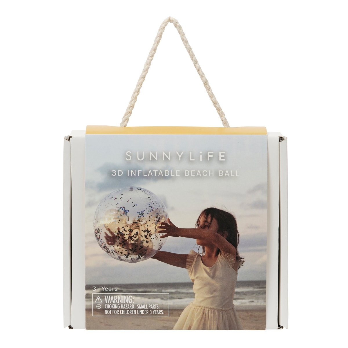 3D Inflatable Beach Ball - Cotton Candy - SUNNYLiFE UK