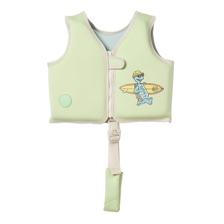 Kids Swim Vest 2-3 | Shred Turtle Aqua