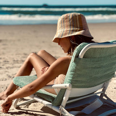 Cushioned Beach Chair | Sage