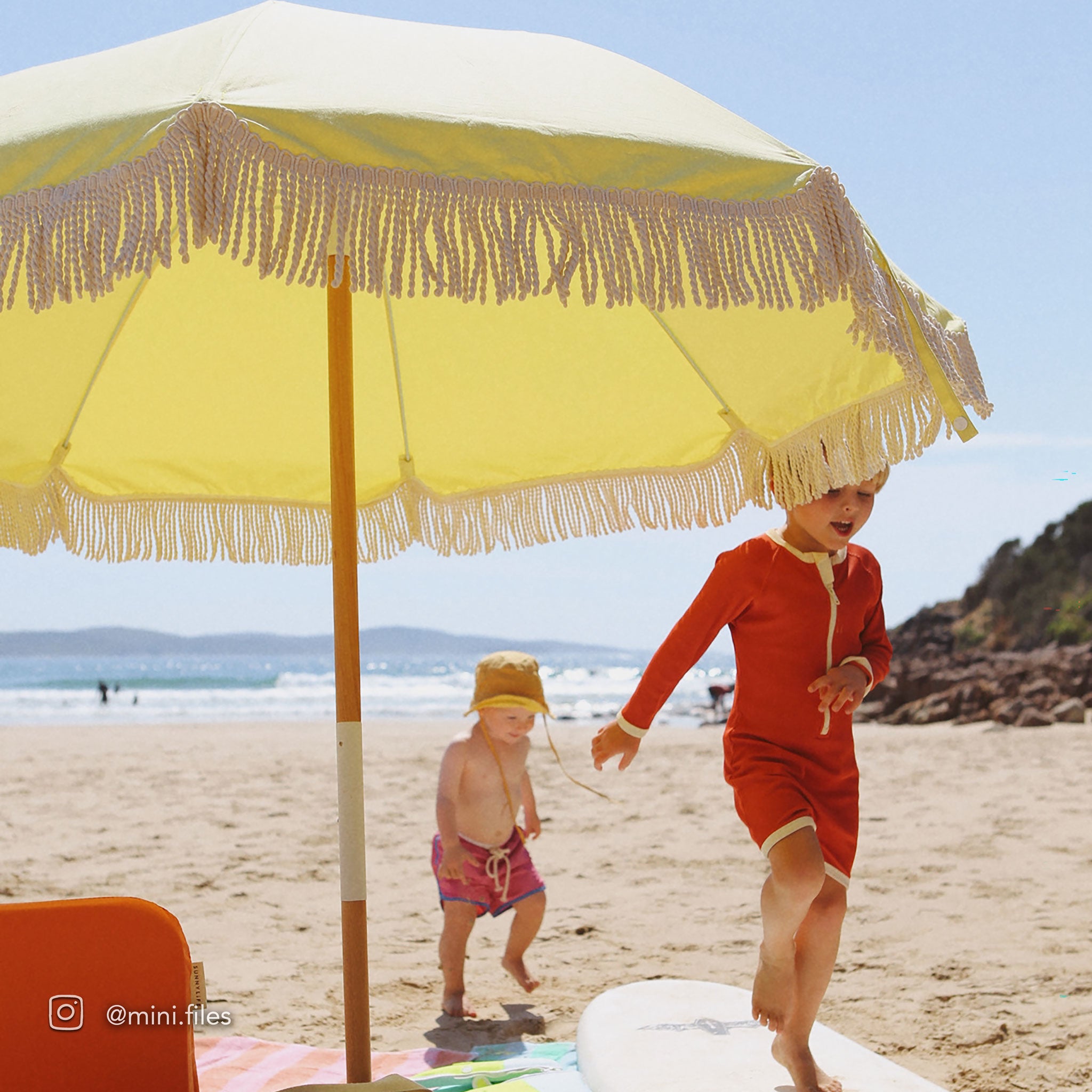 Luxe Beach Umbrella | Limoncello