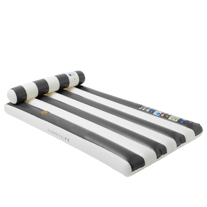 Luxe Lilo | Black Stripe