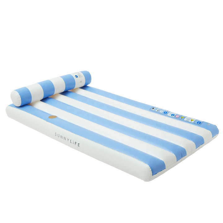 Luxe Lilo | Blue Stripe