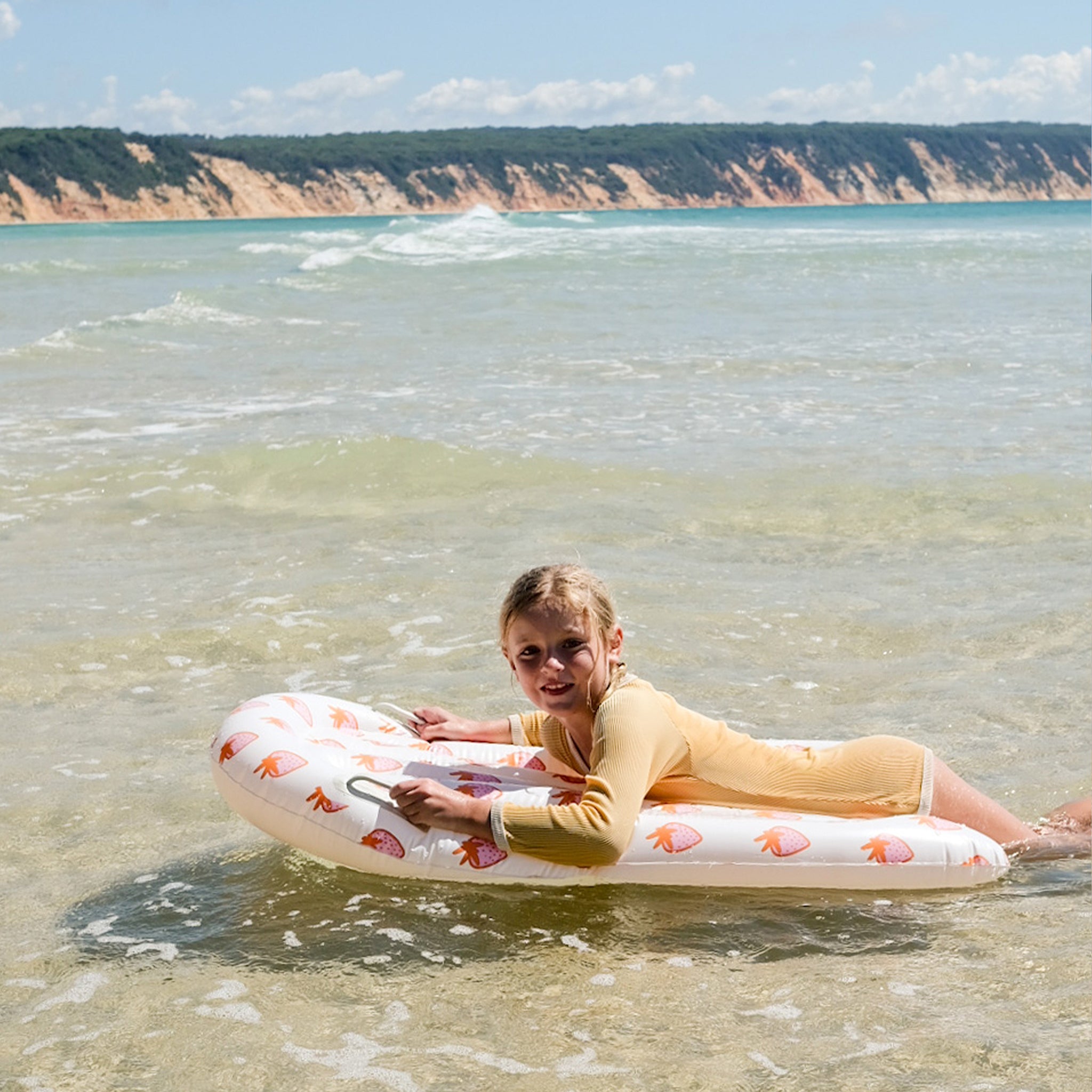 Inflatable Body Board | Sea Seeker Strawberry