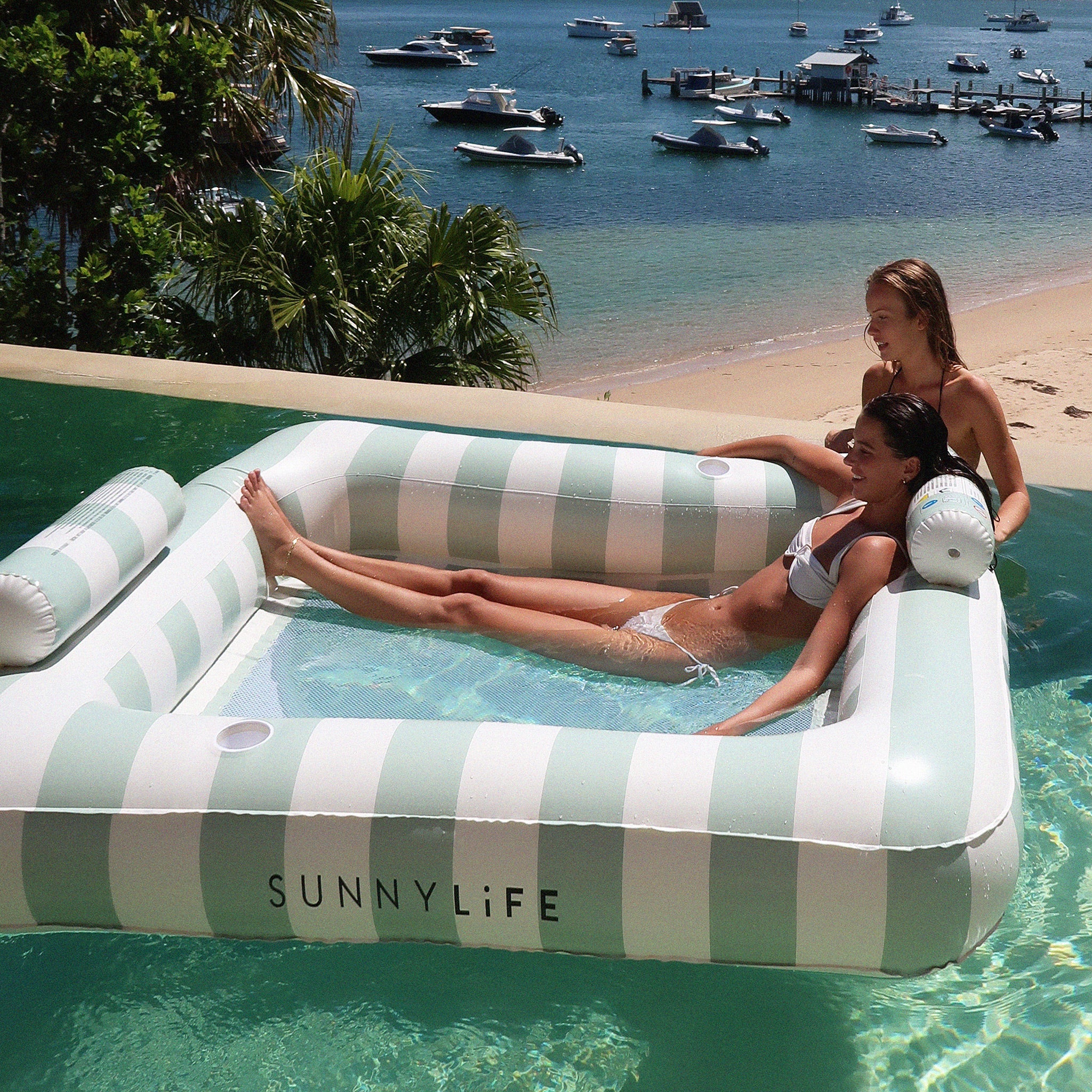Luxe Twin Hammock Float | The Vacay Soft Olive