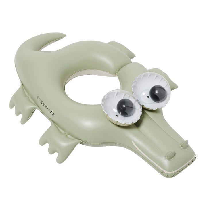 Kids Tube Pool Ring | Cookie the Croc Khaki