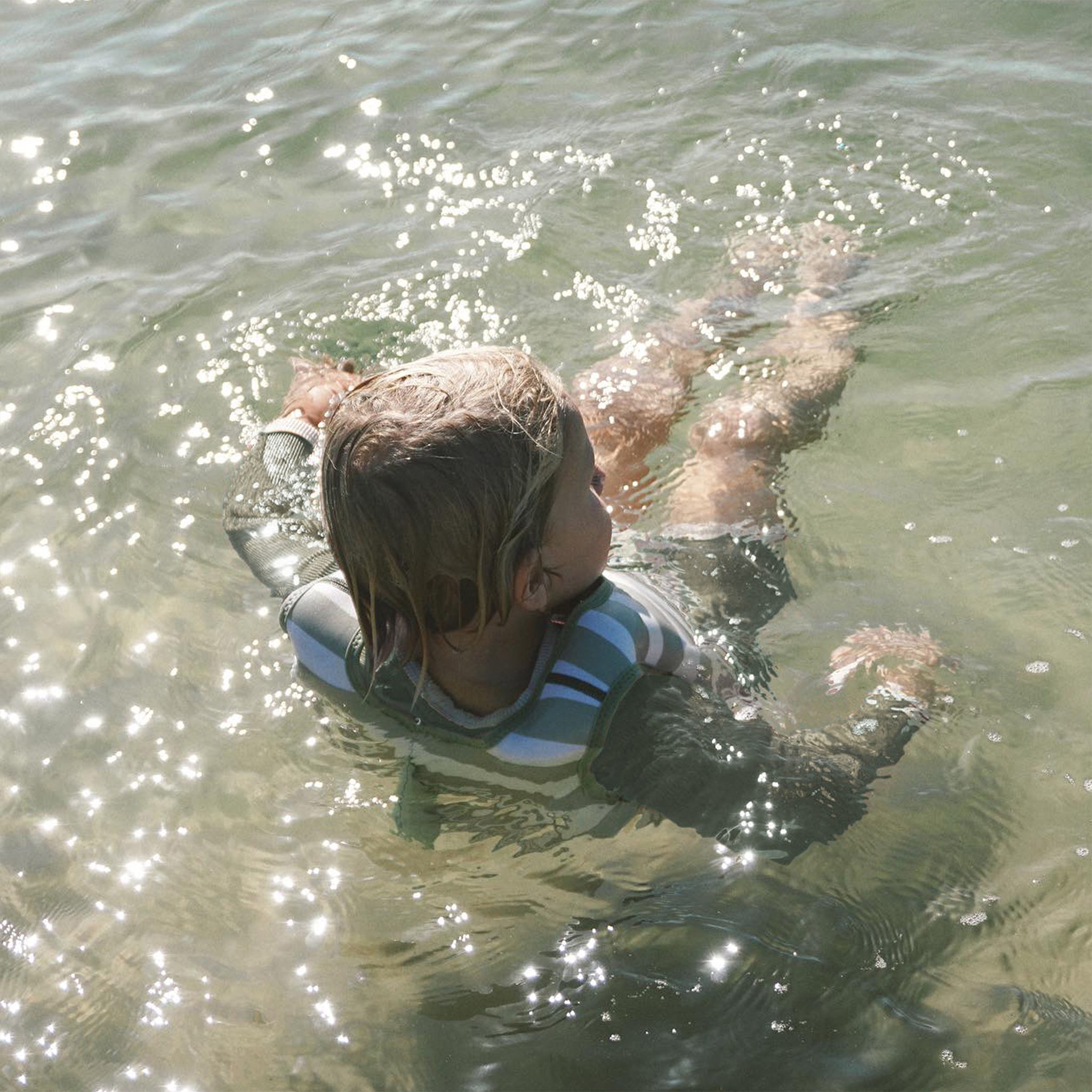 Kids Swim Vest 2-3 - Into the Wild Khaki