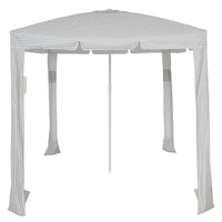 Beach Cabana - Sea Sage Stripe