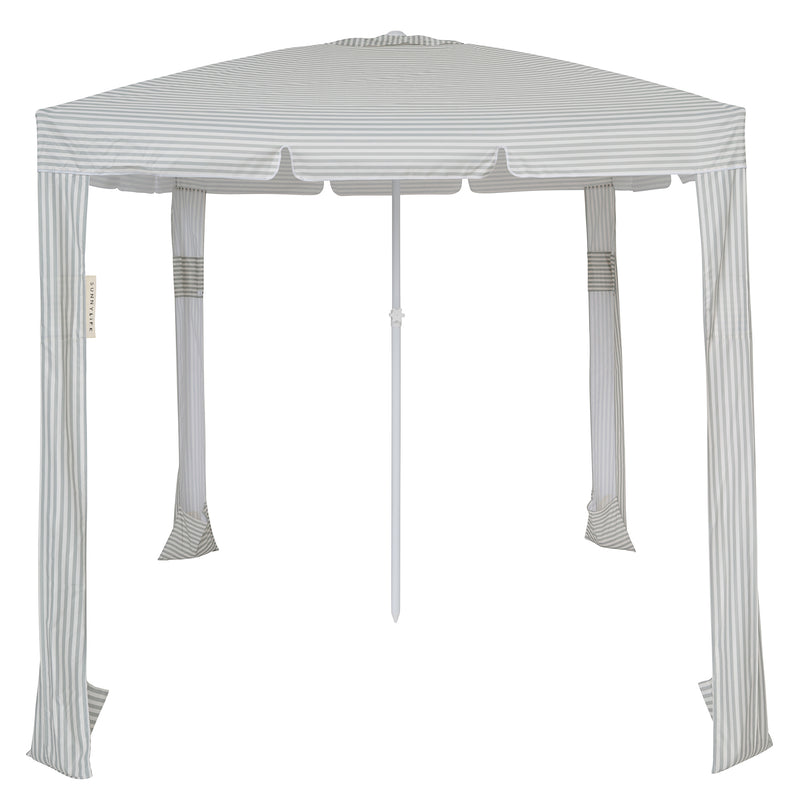 Beach Cabana - Sea Sage Stripe