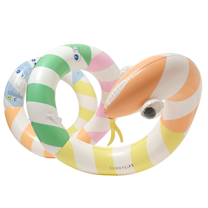 Giant Inflatable Noodle Poolside Sorbet Stripe