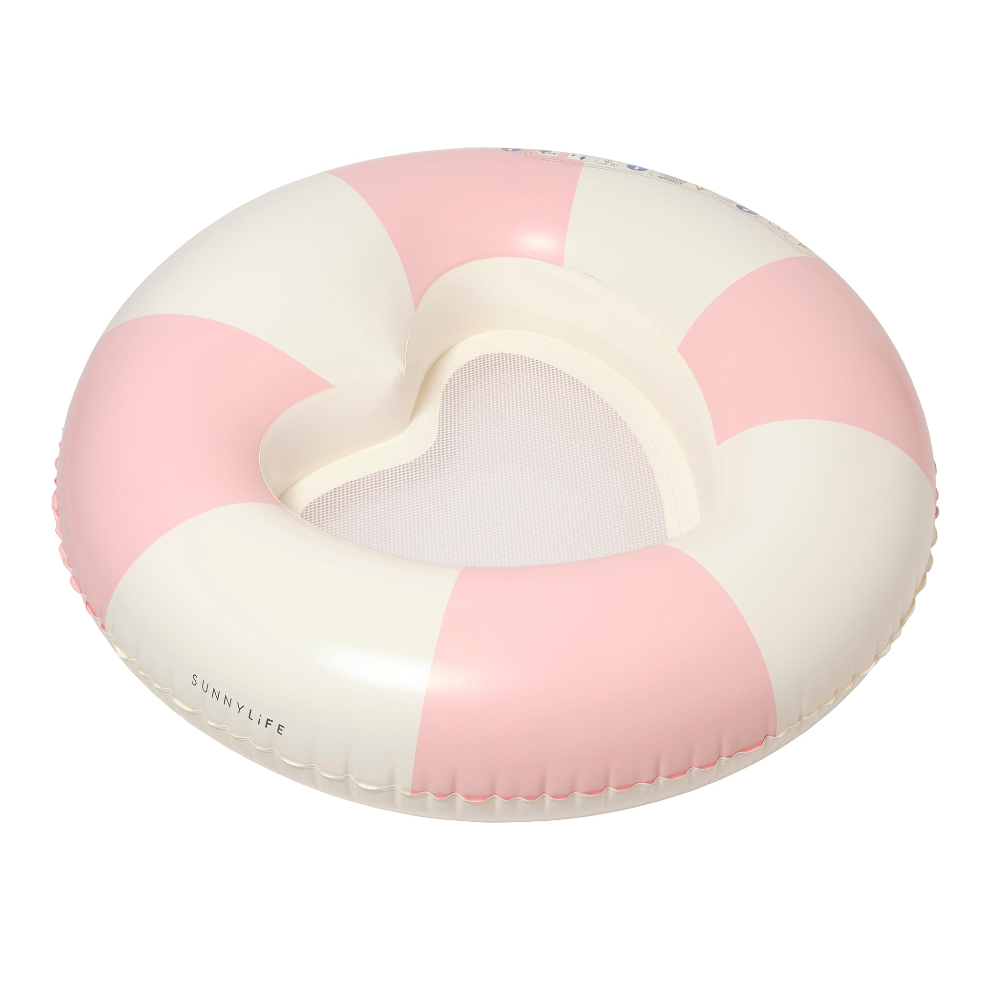 Luxe Pool Ring | Stole My Heart Pink Stripe
