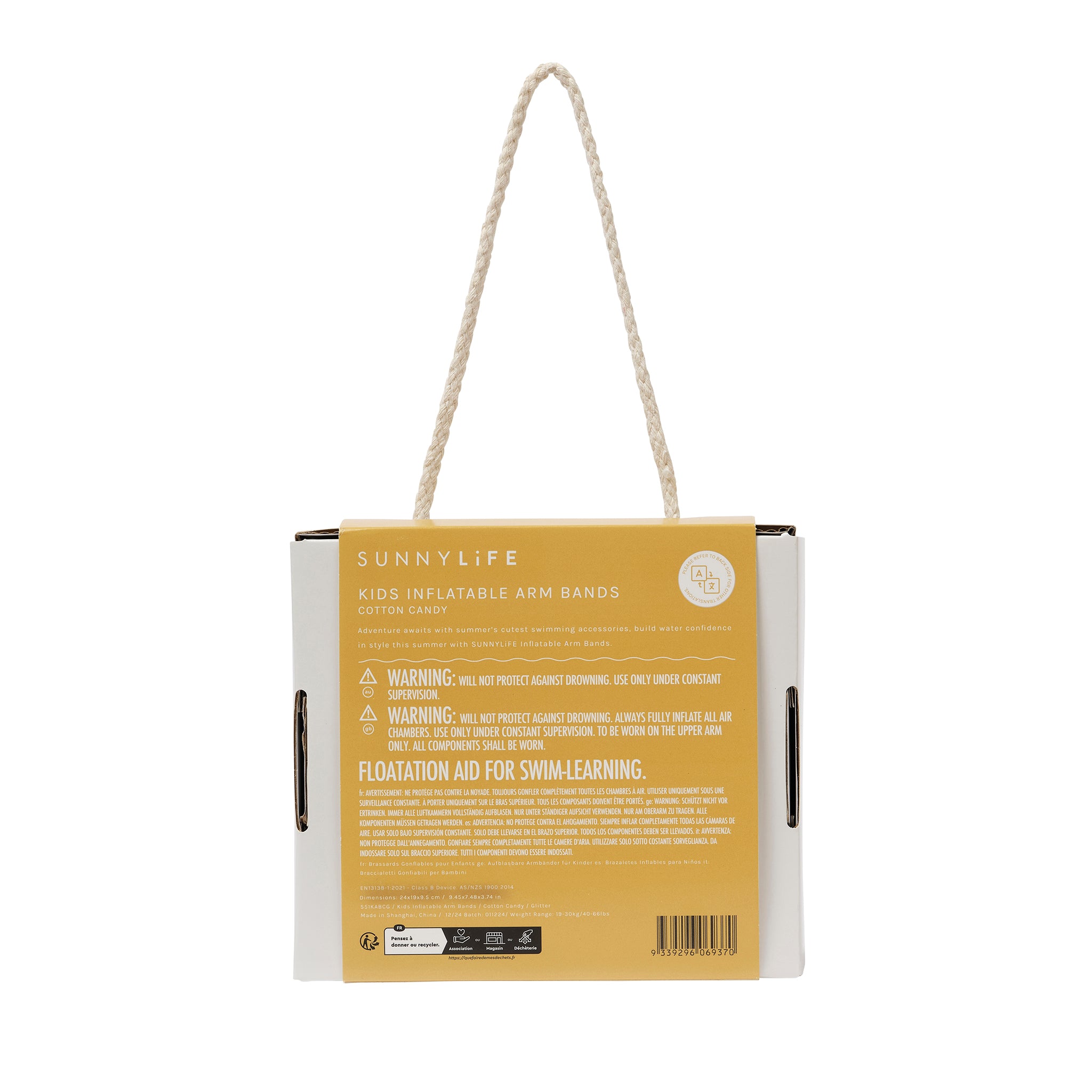 Inflatable Arm Band - Cotton Candy