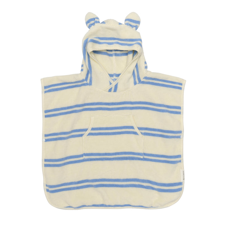 Kids Character Hooded Towel | Sammy the Seagull Blue Stripe